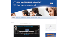 Desktop Screenshot of co-management.sscw.ee